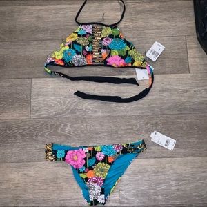Trina Turk Bikini With Tropical Flower Design